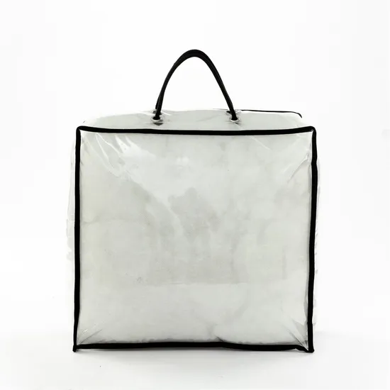 High Quality Pillow Comforter Quilt Bedding Bedsheet Blanket Duvet Packaging Plastic Zipper Lock Linen PVC Bag Zipper Bag with Insert Card