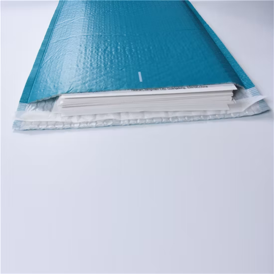 Pacote de envio Poly Mailer pacote de embalagem preto fosco Bubble Mailer