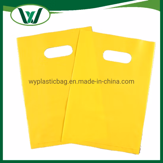 Sacolas de compras de plástico LDPE coloridas personalizadas com logotipo de design