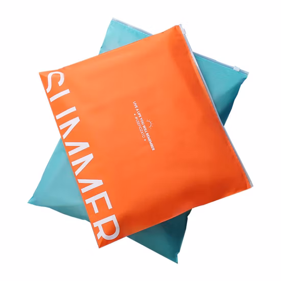 Bolsas plásticas deslizantes para roupas em PP fosco PVC com logotipo